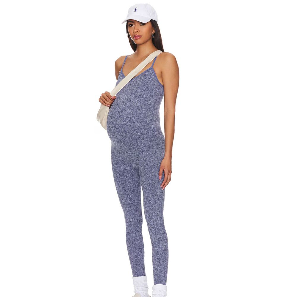 HATCH Collection The Body Rib Unitard Blue Size Medium - Picture 3 of 10